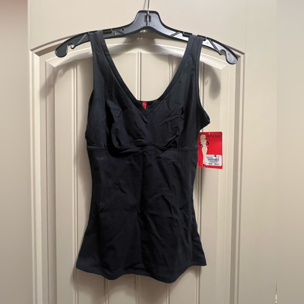 NWT- SPANX Cotton Shaping -Size LARGE- Color BLACK